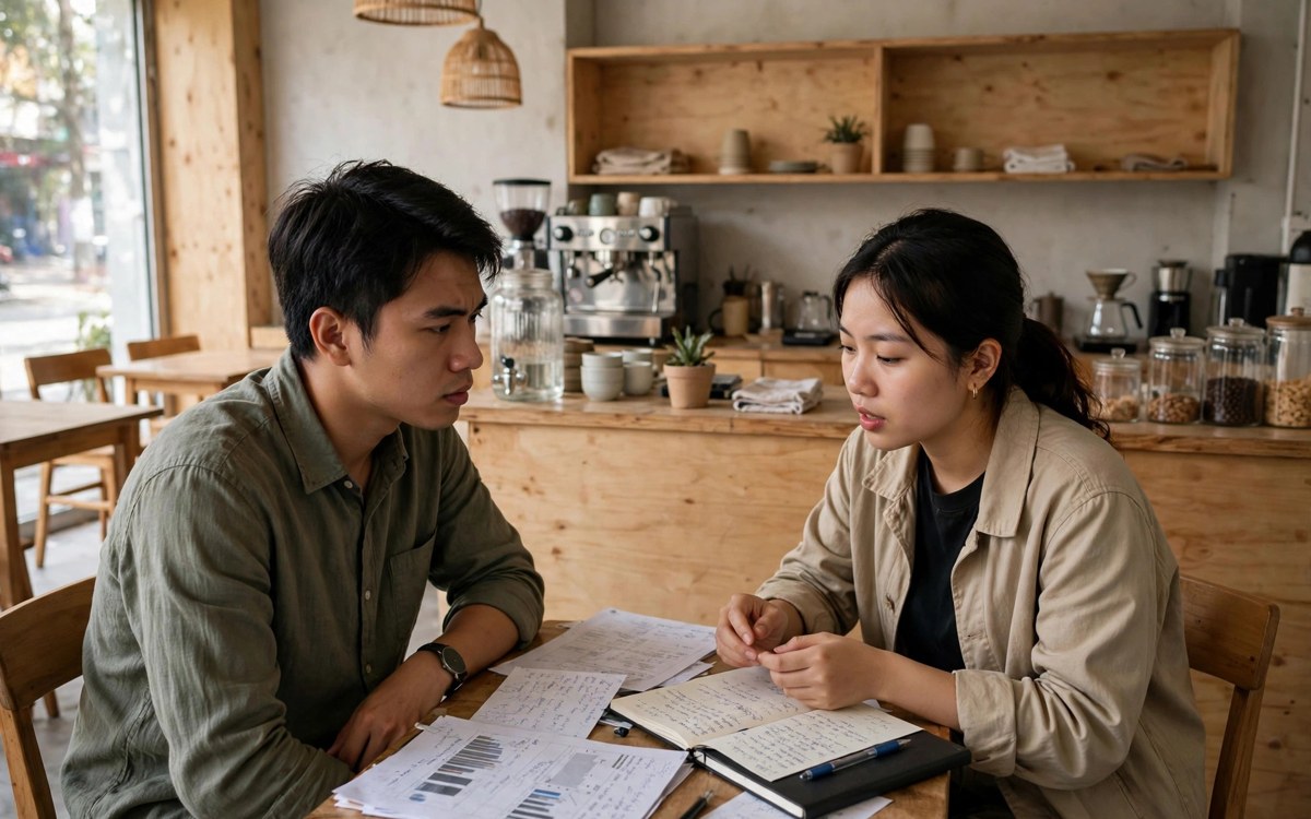 Gọi vốn từ bạn bè, người thân cho quán nhỏ: vay mượn hay góp vốn, giấy tờ khác nhau thế nào?